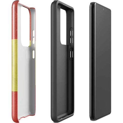 Spain Flag Distressed Galaxy S21 Ultra 5G Pro Case